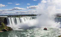 Watch: Niagara Falls freezes over