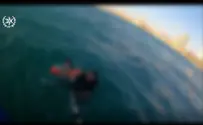 Герцилия. Спасение в море 10-летнего ребенка. Видео