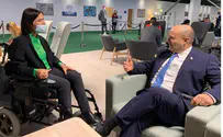 Disabled Israeli minister joins climate conference