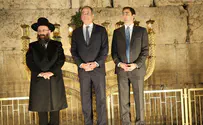 שגריר ארה"ב בישראל הדליק נר חנוכה בכותל