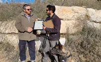 Kibbutz honors Israel Dog Unit for foiling terrorist attacks