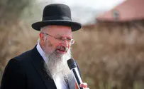 Safed Chief Rabbi: Coming to Jerusalem today is a commandment