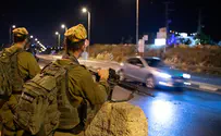 Terrorists shoot at soldiers from passing vehicle in Samaria