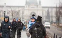 Ukrainian parents inscribe family details on children