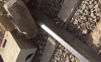 Bedouin place rocks on train tracks in southern Israel