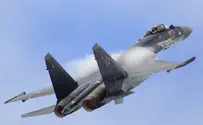 В Донецкой области сбит российский военный самолет. Видео