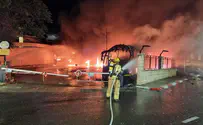 18 buses burned in northern Israel