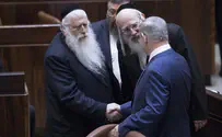 Netanyahu, haredi faction leader,meet, attempt to prevent split