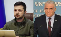 Lapid to Ukrainian Pres. Zelenskyy: The fighting must end