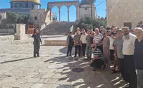 Rabbi Yuval Cherlow leads special visit to Temple Mount