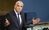 Lapid: 'Israel strongly rejects Palestinian resolution at UN'