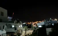Видео нападения фейерверками на район Маале-Зейтим