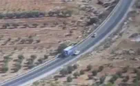 Watch: Dangerous passing on Judea and Samaria roads