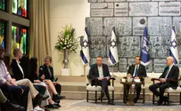 הרצוג פגש את ה"שגרירים" החדשים של ישראל
