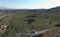 כך נראה פיצוץ שדה מוקשים באזור רמת הגולן