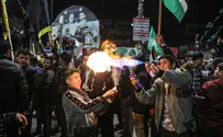 Crowds in Gaza, PA shoot fireworks to celebrate Jerusalem attack