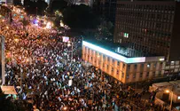דור חרלפ הזכיר למפגינים את תוצאות הבחירות