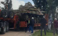Протестующие угнали танк времен Войны Судного дня