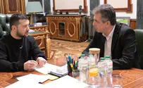 שר החוץ אלי כהן נפגש עם הנשיא זלנסקי
