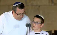 Terror victims' brother marks bar mitzva at military cemetery
