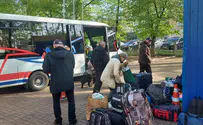 Elderly Kyiv Jews return home to bombed out city