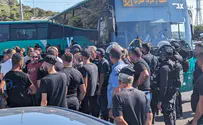 Netanyahu's convoy encounters Arab demonstration