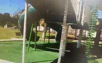 Arab suspected of vehicle theft found in playground slide