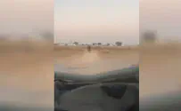 Подозреваемый мчал на мотоцикле по песчаной дороге