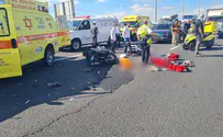 רוכב אופנוע נהרג סמוך למחלף אשדוד