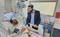 MK Succot visits Jewish detainee in hospital