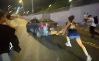 Horrific: Vehicle rams protesters on Ayalon Highway