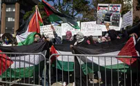Anti-Israel protestors disrupt parade, glue themselves to street
