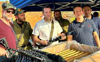 Samaria Council distributes weapons to emergency squad