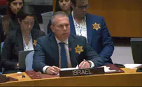 Ambassador Erdan reads names of hostages at the UN