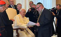 Pope meets European Rabbis, denounces antisemitism in Europe