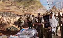 Watch: Reserve unit celebrates 'bar mitzvah' for soldier