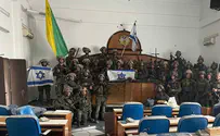 Golani soldiers raise Israeli flag in Hamas parliament