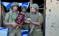 Watch: Torah scroll in the ruins of a Gush Katif synagogue
