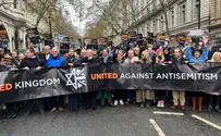 מעל מאה אלף הביעו בלונדון תמיכה בישראל