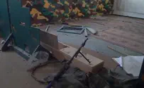 Hamas RPG training site found inside mosque