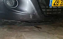 רכבו של שבח שטרן נפגע בפיגוע אבנים