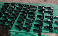 סוכלה הברחת עשרות נשקים באזור הבקעה