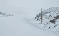 Хермон в снегу. Видео