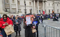Тысячи людей вышли на митинг в защиту Израиля в центре Лондона