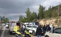 Seven wounded after bus overturns near Mevo Beitar