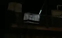 Israeli flag on bridge in Tehran