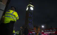 'From river to sea' projected onto London's Big Ben