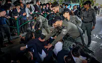 Haredi extremists block Route 4 protest conscription