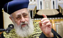 Sephardi Chief Rabbi explains himself