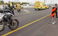 רוכב אופנוע נהרג בתאונה סמוך למחלף חולון